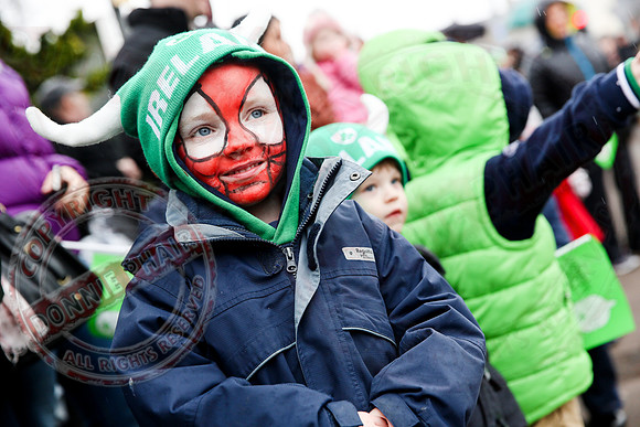 St. Patrick's Day celebrations in Enniskillen, County Fermanagh.