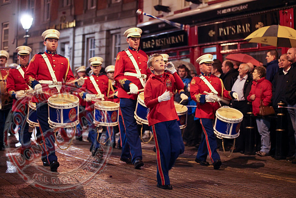 Loyalist Parade in Enniskillen, County Fermanagh.