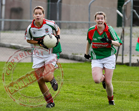 Lisnaskea Ladies V Gowna in Ladies Ulster GAA Semi-Final.  Held in Lisnaskea.