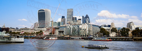 A City Scape of London.