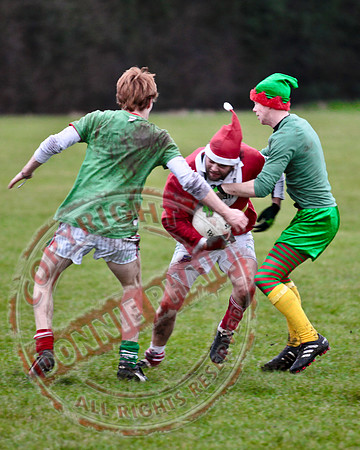 Santa V Elves Charity GAA Match In Newtownbutler among the NTB club members and friends.