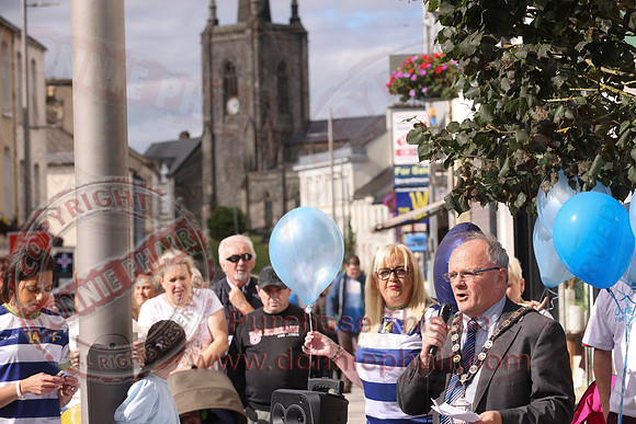 Justice for Noah Donohoe rally at the Diamond in Enniskillen-10