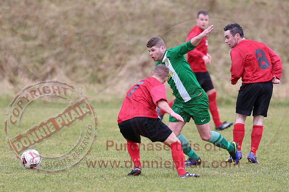 Irvinestown Wanderers (1) V Ardoyne (2) in Irish Junior Cup.