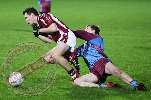 St. Michaels College Enniskillen V Omagh CBS in McCormick Cup game held in Brewster Park.
