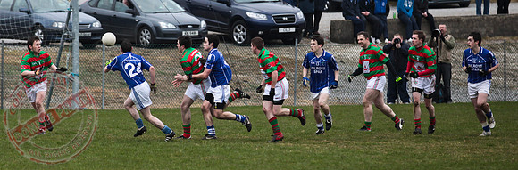 Devenish V Lisnaskea in Senior GAA Football League Final in Kinawley.  Devenish Won.