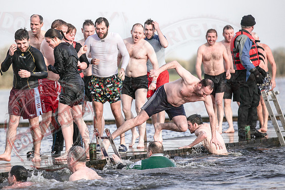 Galloon Island Charity Jump on New Year's Day.