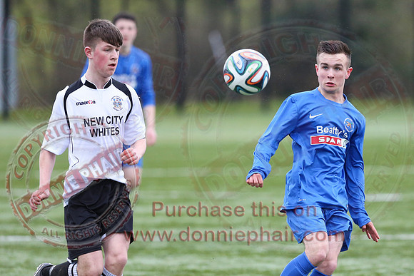 Ballinamallard United III (3) V Lisburn Distillery (3) in IFA Youth League