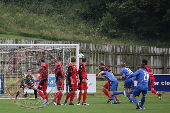Ballinamallard FC V Dungannon Swifts in IFL Premium League Game.