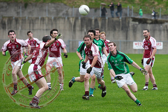 Tempo V Roslea in GAA League Football Match