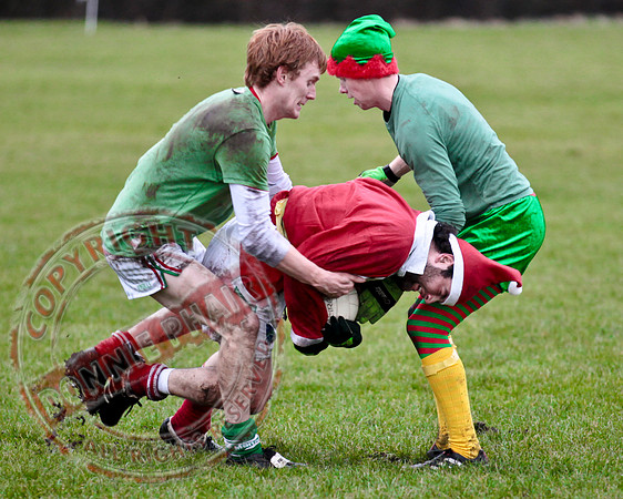 Santa V Elves Charity GAA Match In Newtownbutler among the NTB club members and friends.