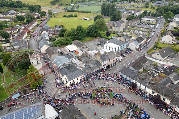 Aerial Photos of the Annual County Fermanagh Twelfth Demonstration In Irvinestown-14