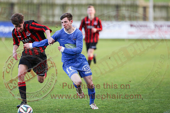 Ballinamallard Reserves (1) V Crusaders (1) in IFA Reserve League.