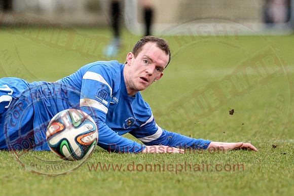 Ballinamallard United (1) V Glenavon (3) in IFA Danske Premier League.