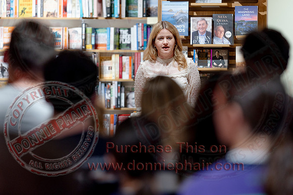 Bernie Collins from F1 - Book Signing in Waterstones, Enniskillen-20