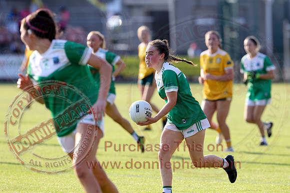 Antrim (3-15) V Fermanagh (0-11) in Ladies All Ireland GAA Football Junior Championship Final Replay-93