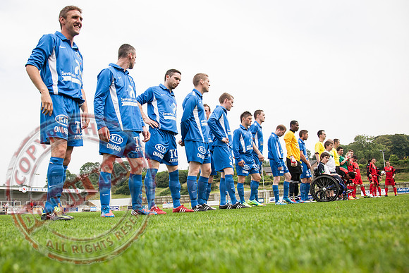 Ballinamallard FC V Dungannon Swifts in IFL Premium League Game.