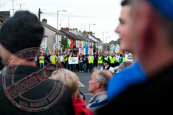 Loyalist Parade in Newtownbutler.
