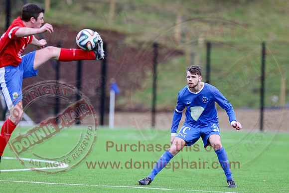 Ballinamallard Reserves (1) V Linfield Swifts (3) in NI Reserve League.