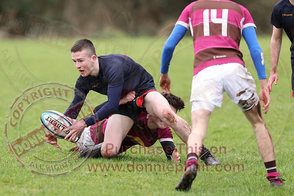 Enniskillen Royal ERGS (33) V Dungannon Royal (40) in Rugby Quarter-Final Ulster Subsidiary Schools Cup-5