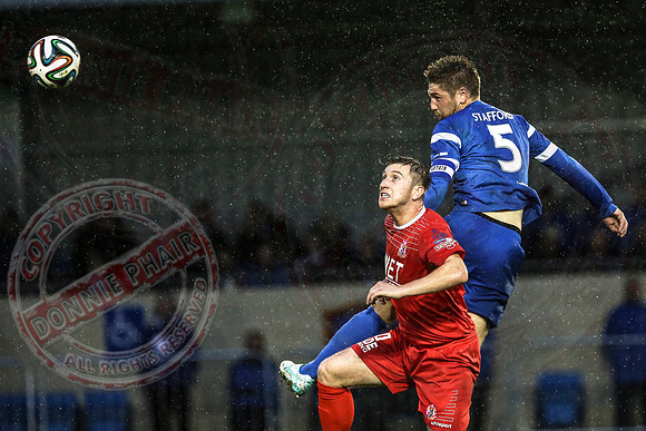 Ballinamallard United (0) v Portadown (2) in Danske Bank IFA Premier League.