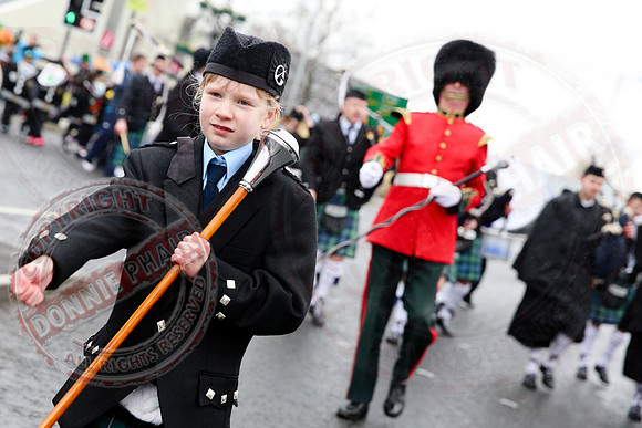 St. Patrick's Day celebrations in Enniskillen, County Fermanagh.