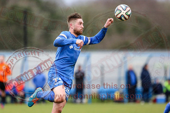 Ballinamallard United (1) V Glenavon (3) in IFA Danske Premier League.