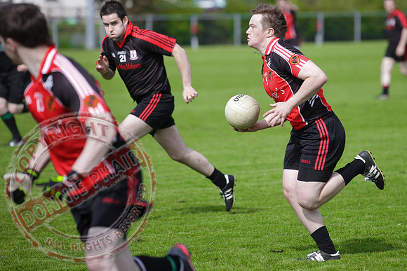 Brookeborough V Maguiresbridge in Senior Men GAA League Football.