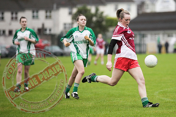 Ruth McGrath Ladies GAA Football Final Between Tempo and Ederney in Irvinestown.
