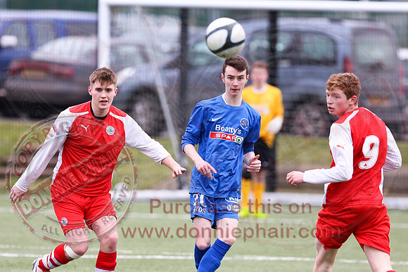 Ballinamallard Youth (2) V Cliftonville Youth (3) in IFA Youth League.