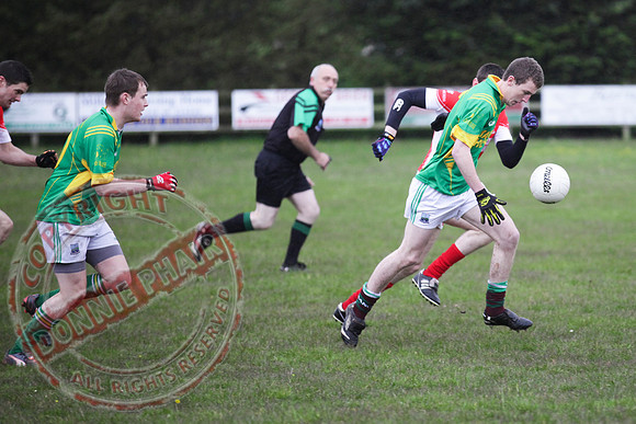 Belnaleck V Irvinestown in Senior GAA League Football.