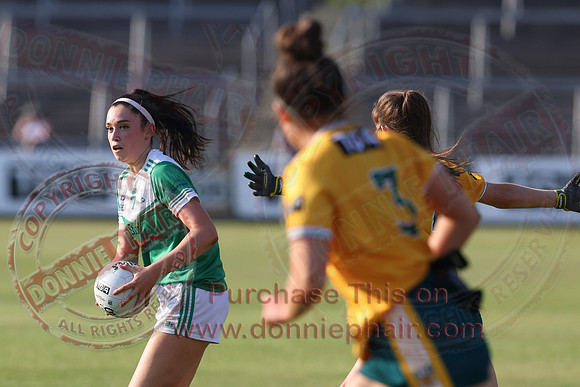Antrim (3-15) V Fermanagh (0-11) in Ladies All Ireland GAA Football Junior Championship Final Replay-91