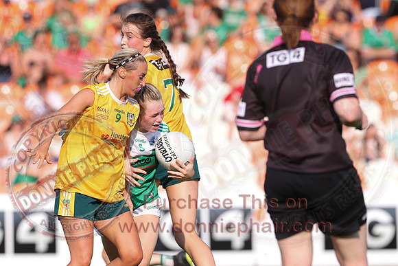 Antrim (3-15) V Fermanagh (0-11) in Ladies All Ireland GAA Football Junior Championship Final Replay-85