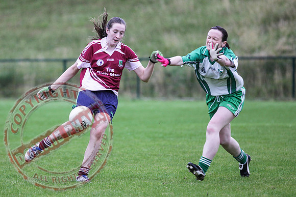 Ruth McGrath Ladies GAA Football Final Between Tempo and Ederney in Irvinestown.