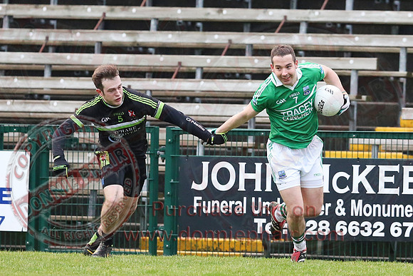 Fermanagh (1-13) V Queen's University (0-9) in Dr. McKenna Cup.