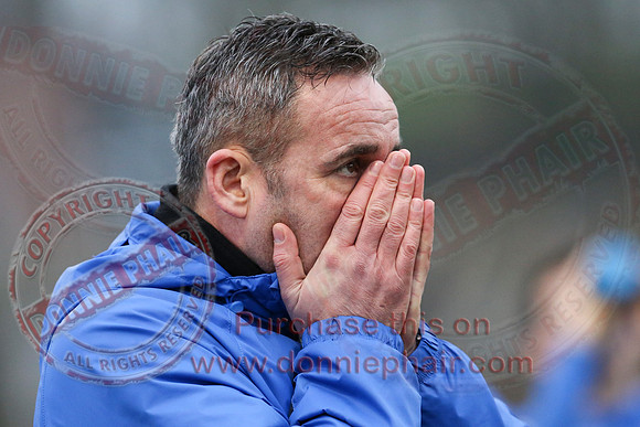 Ballinamallard United (2) V Coleraine (1) in IFA Premier League.