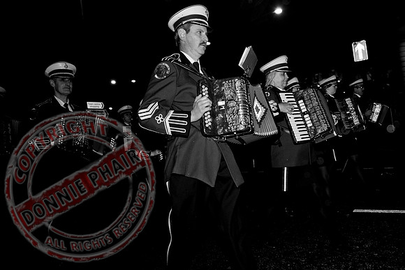 Loyalist Parade in Enniskillen, County Fermanagh.
