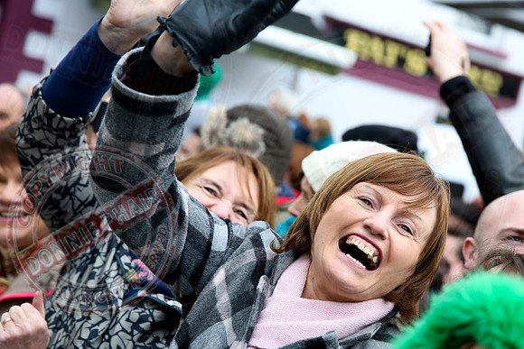 St. Patrick's Day celebrations in Enniskillen, County Fermanagh.