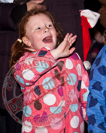 Switching on the Christmas Lights In Irvinestown, County Fermanagh.