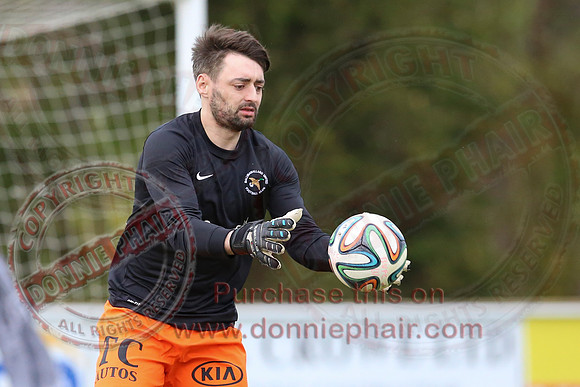 Ballinamallard United (1) V Glenavon (3) in IFA Danske Premier League.