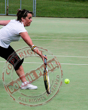 Tennis Competition in the Bawnacre in Irvinestown.