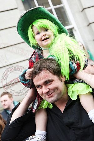 St. Patrick's Day celebrations in Enniskillen, County Fermanagh.