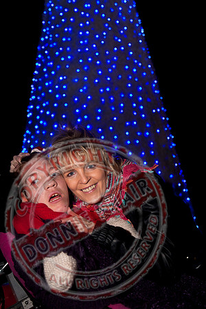 Turning on the Christmas Lights In Newtownbutler.