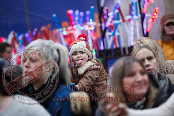 Switching on Christmas Lights in Enniskillen