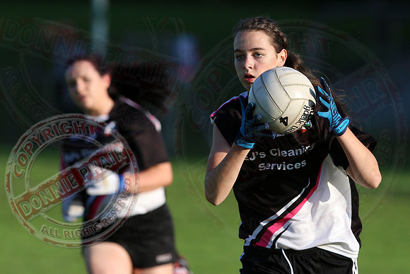 Aghadrumsee (1-14) V Ederney (1-05) in Girls U16 GAA Division One Final.