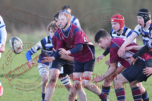 Enniskillen u16 (0) V Coleraine (40) in U16 Provincal League Youth Rugby-2