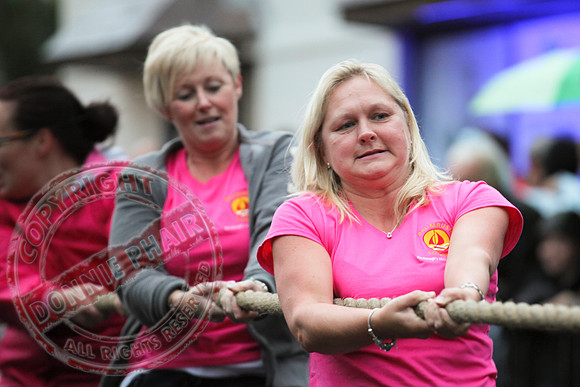 Kesh Festival - Tug O War Competition held in Main STreet.