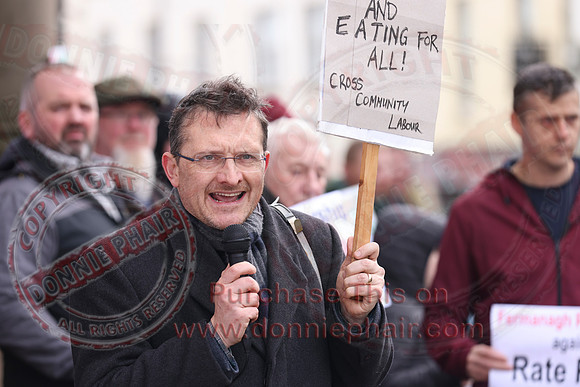 Independent Councillors Protest over Censorship outside Enniskillen Townhall-26
