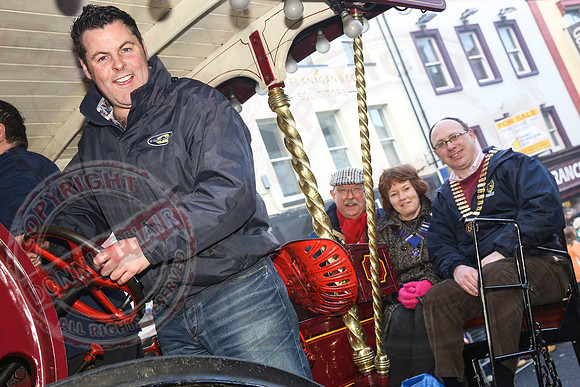 St. Patrick's Day celebrations in Enniskillen, County Fermanagh.