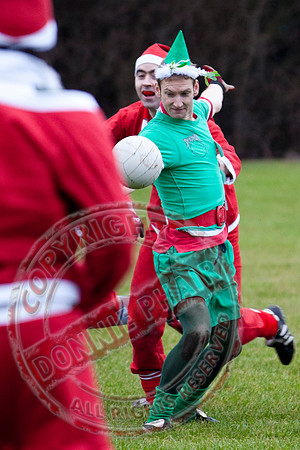 Santa V Elves Charity GAA Match In Newtownbutler among the NTB club members and friends.
