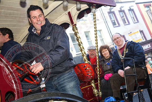 St. Patrick's Day celebrations in Enniskillen, County Fermanagh.